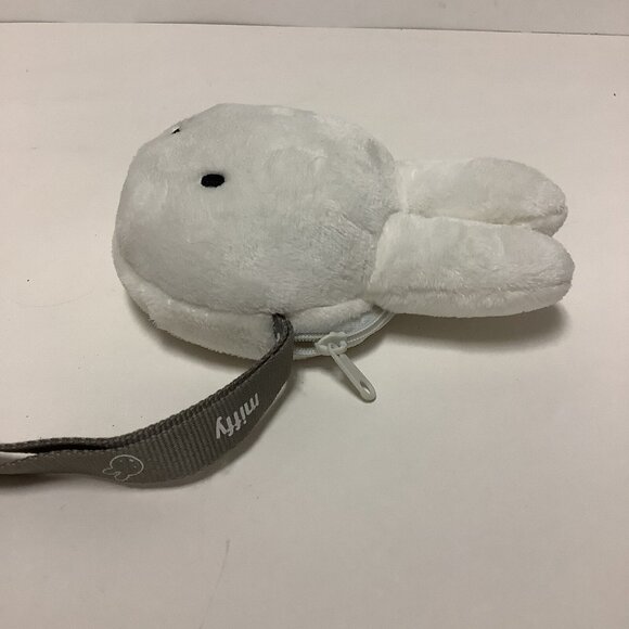 Miffy Plush Bag White Zippered Pouch with Clear Window Dick Bruna Bunny - Picture 11 of 12
